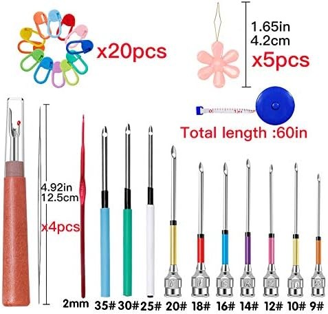 43 Piece Punch Needle Embroidery Kit