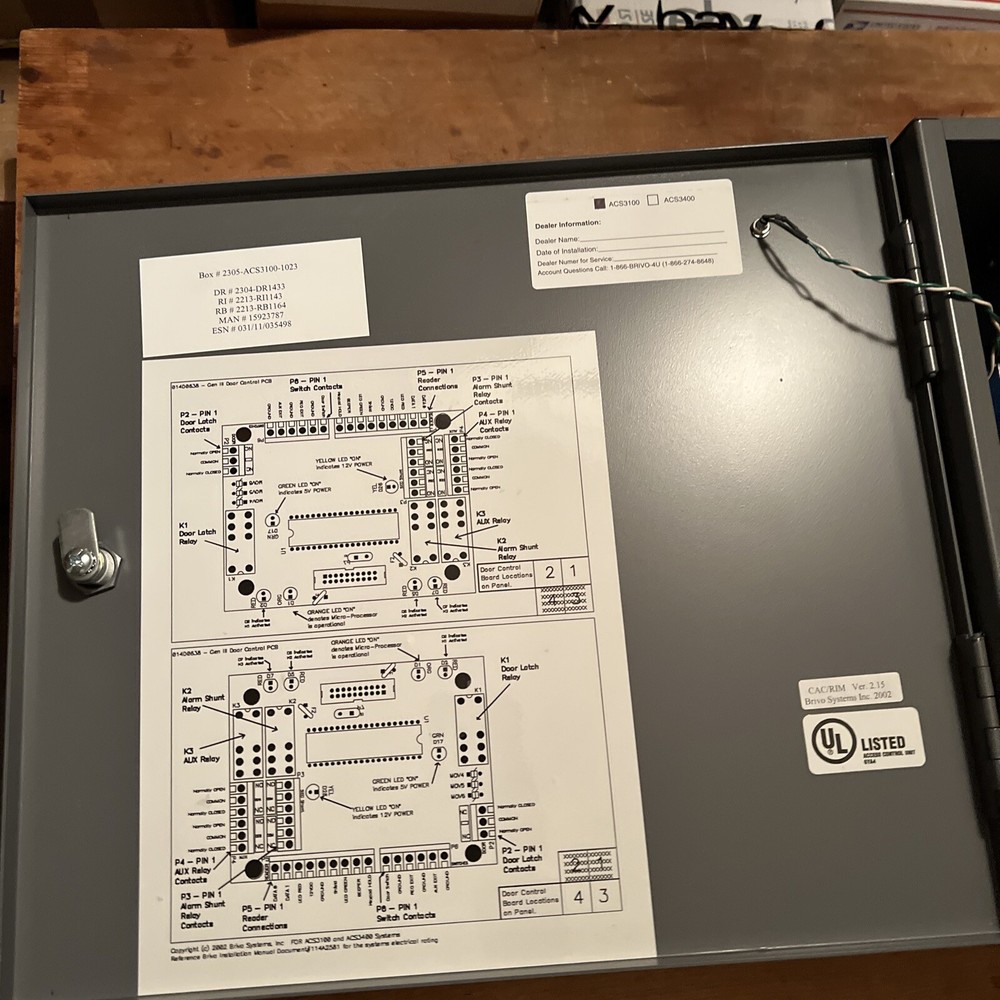 Brivo Access Control ACS3100 Tested & Working See Pics