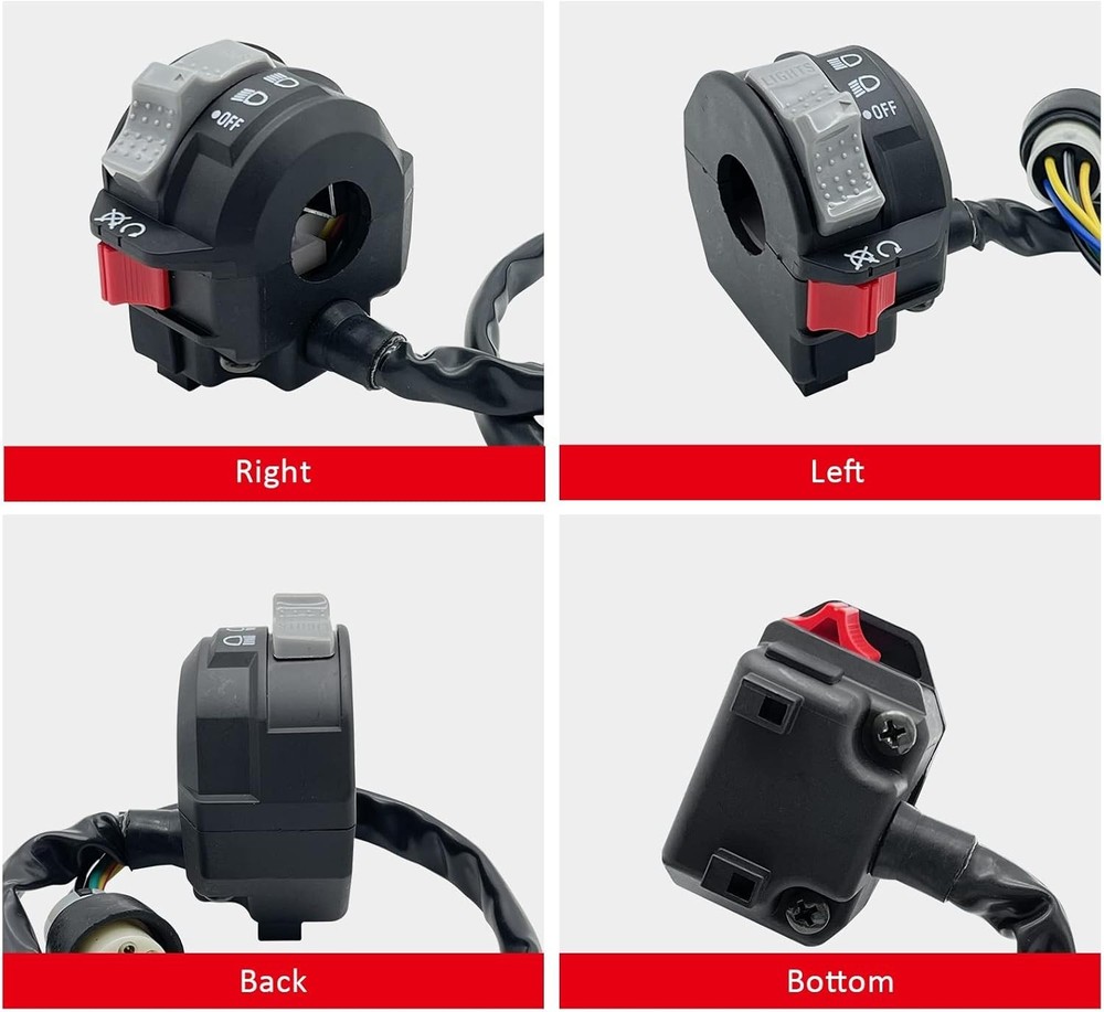 Control Switch Stop Kill Off Headlight Light for Banshee 350 1987-1994, OEM 2G