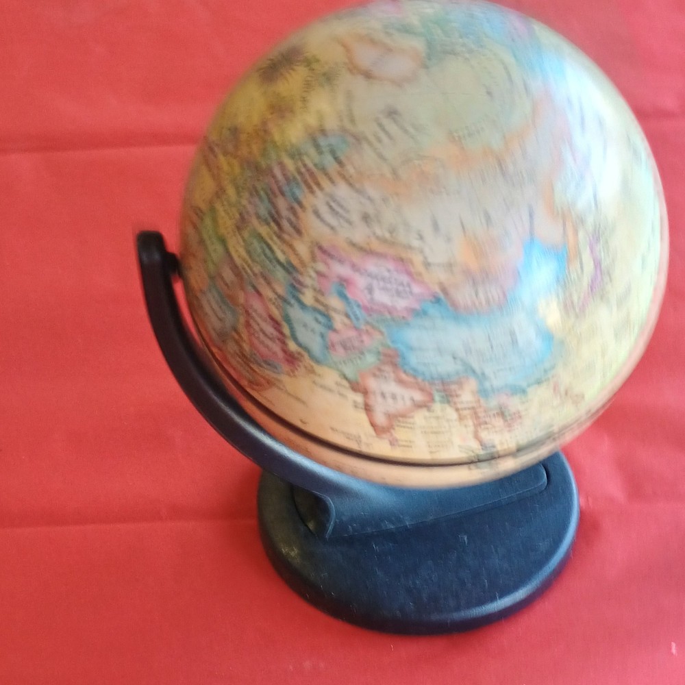 Replogle Globes Antique Style Tabletop Globe Rotating Multicolor Plastic Small