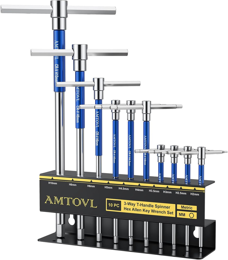 19PCS T-Handle Hex Key Set - Ultimate Allen Wrench Bundle for Every Task