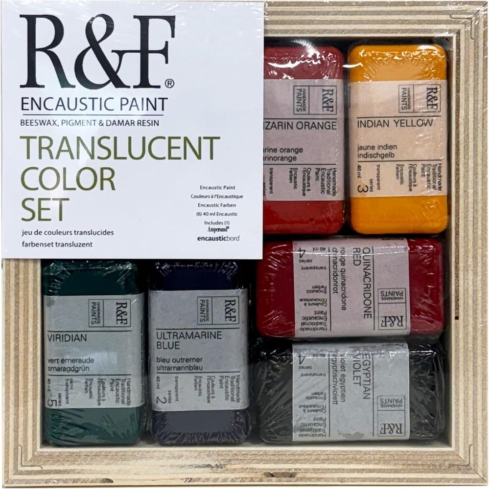 R&F ENCAUSTIC PAINT ENCAUSTIC TRANSLUCENT COLOR SET