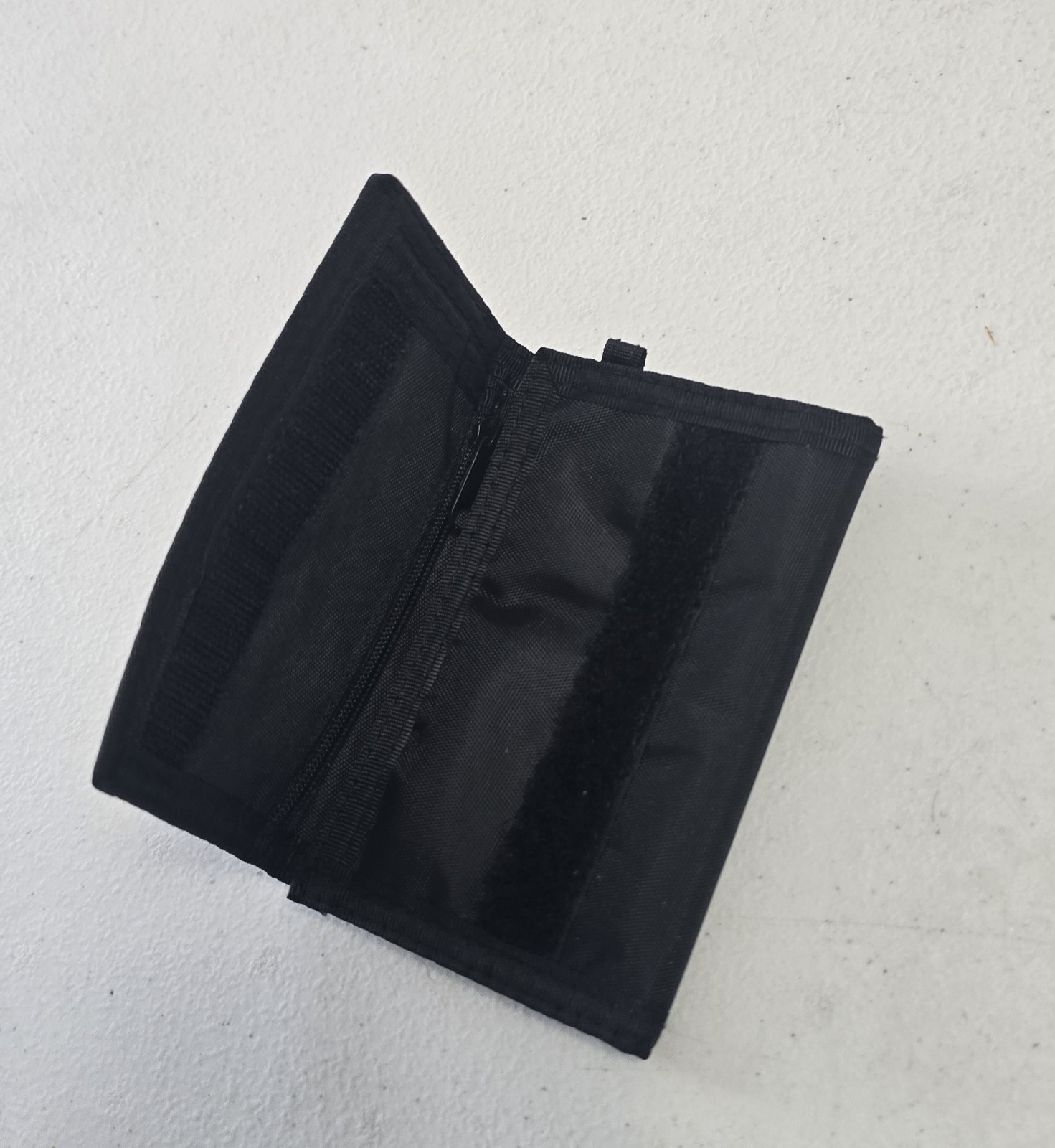 Vintage Walt Disney World Tri Fold Wallet Black Mickey Olympic 80s 90s