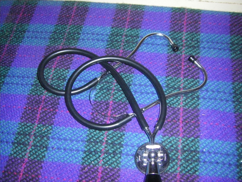 Stethoscope Single Head Black(MIJ)