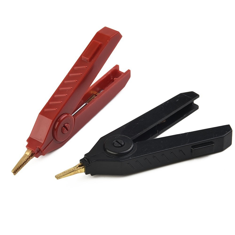Practical Clips Lcr Test Clips Accessories Black + Red Copper