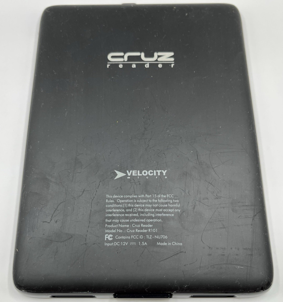 Cruz Reader Velocity R101 Microcomputer Android Bundle TESTED Easy Basic Works