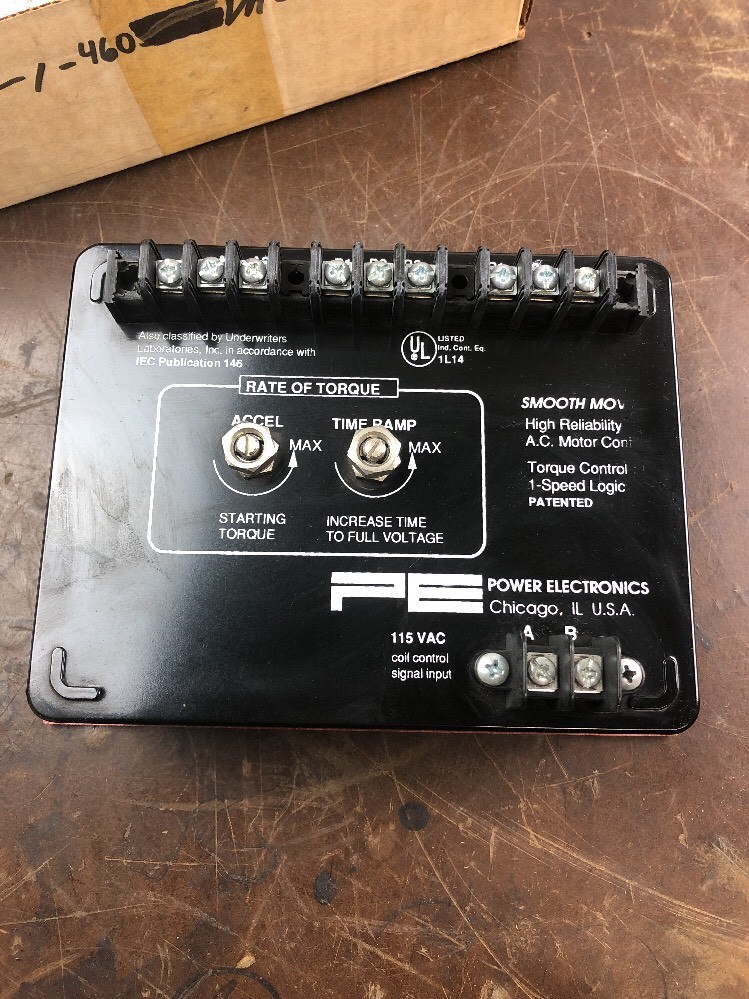 Power Electronics E6046-1B Single Speed Soft Start Reduced Torque Control L365