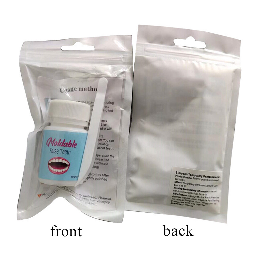 Resin False Teeth Solid Glue Temporary Tooth Repair Moldable Teeth Gap Denture⇖