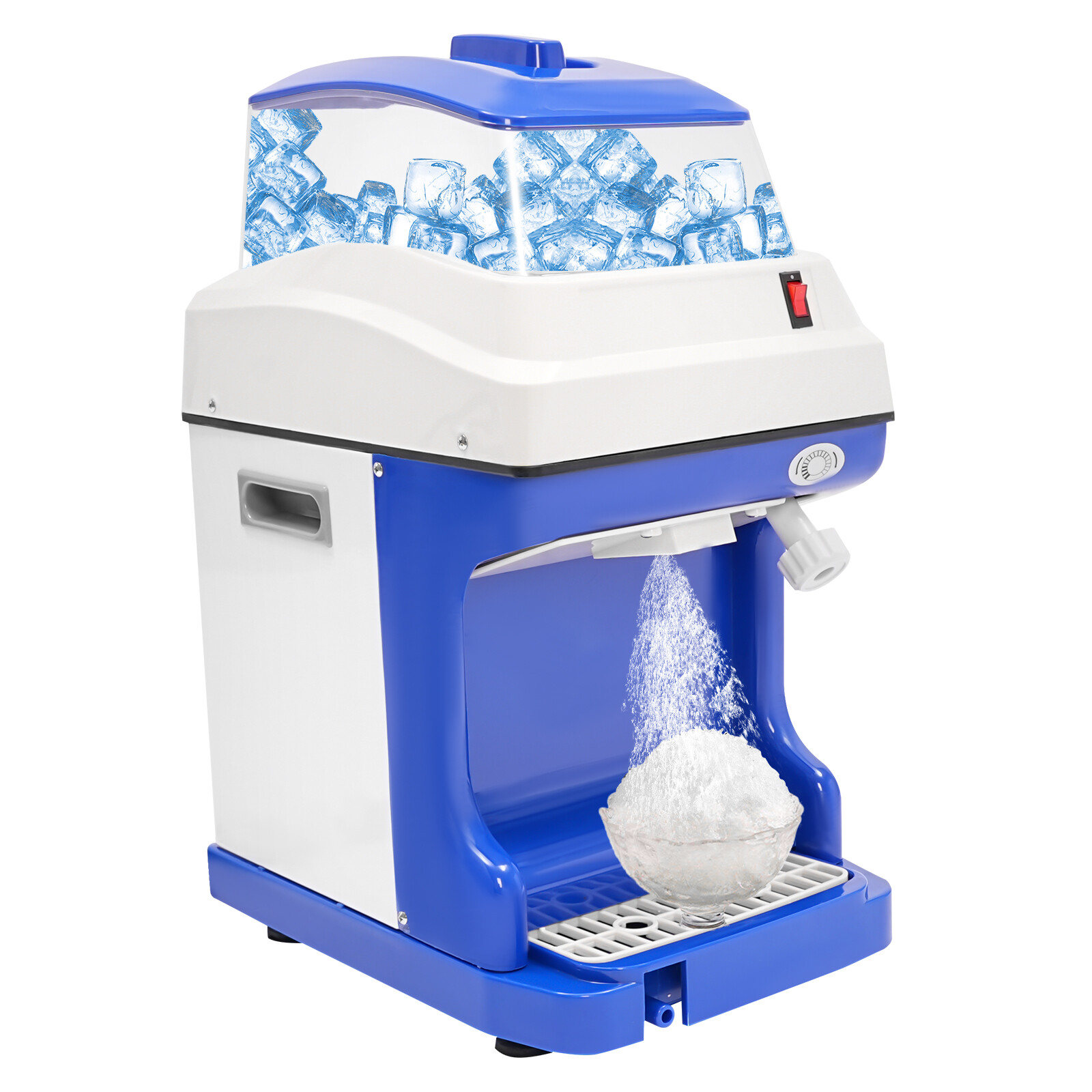 220.46-264.55LBS/H Commercial Ice Shaver Electric Snow Cone Machine Ice Crusher