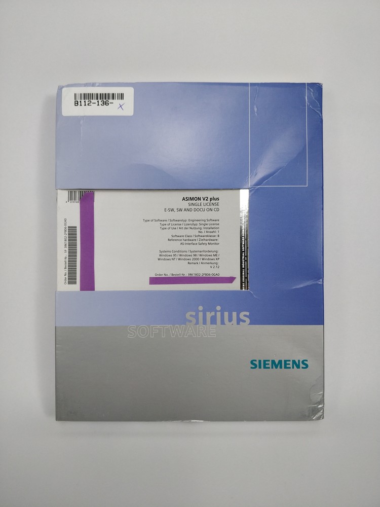 Siemens 3RK1802-2FB06-0GA0 Asimon V2 Plus
