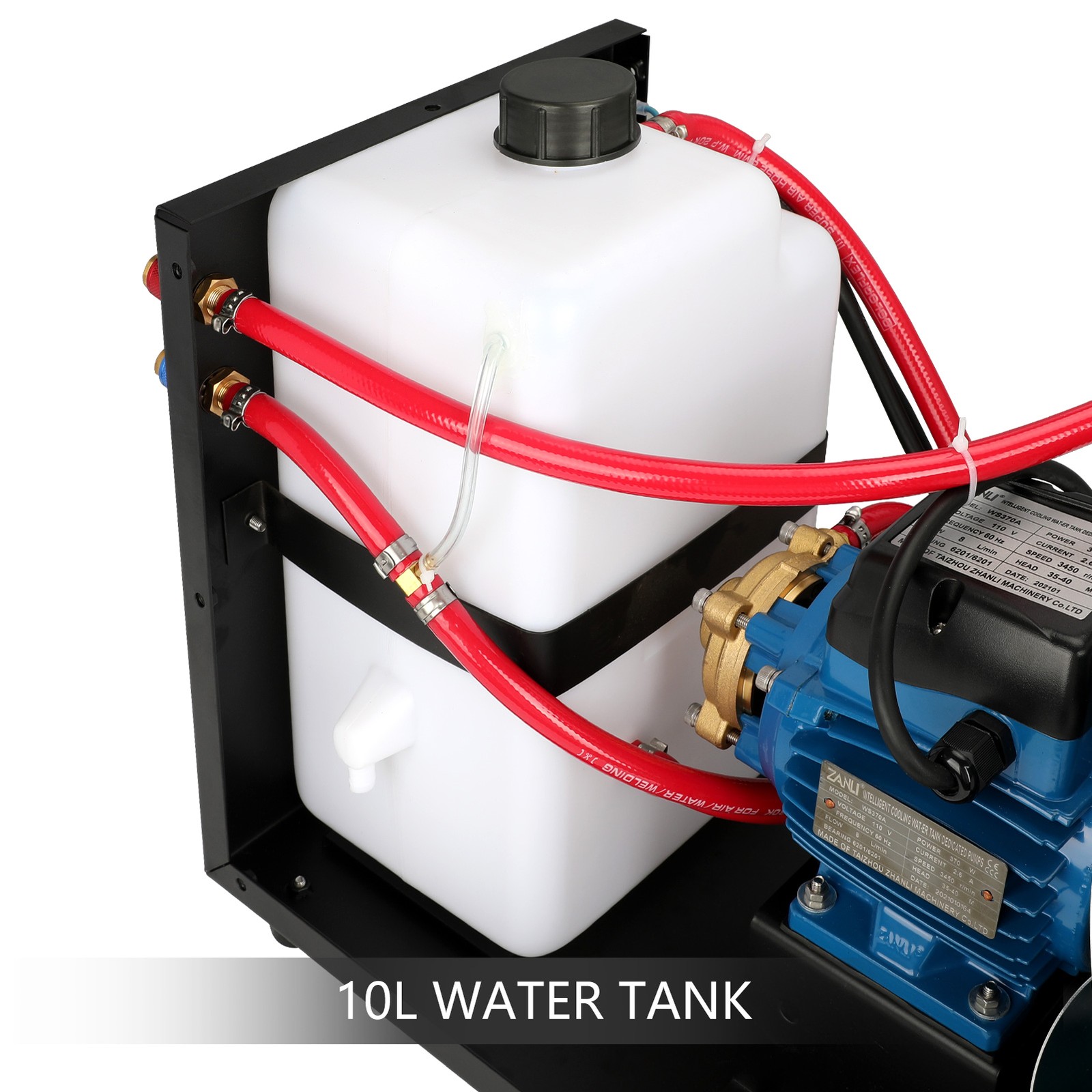 MIG TIG Welder Water Cooler Universal Water Chiller Cooler 370W Tig Torch 10L