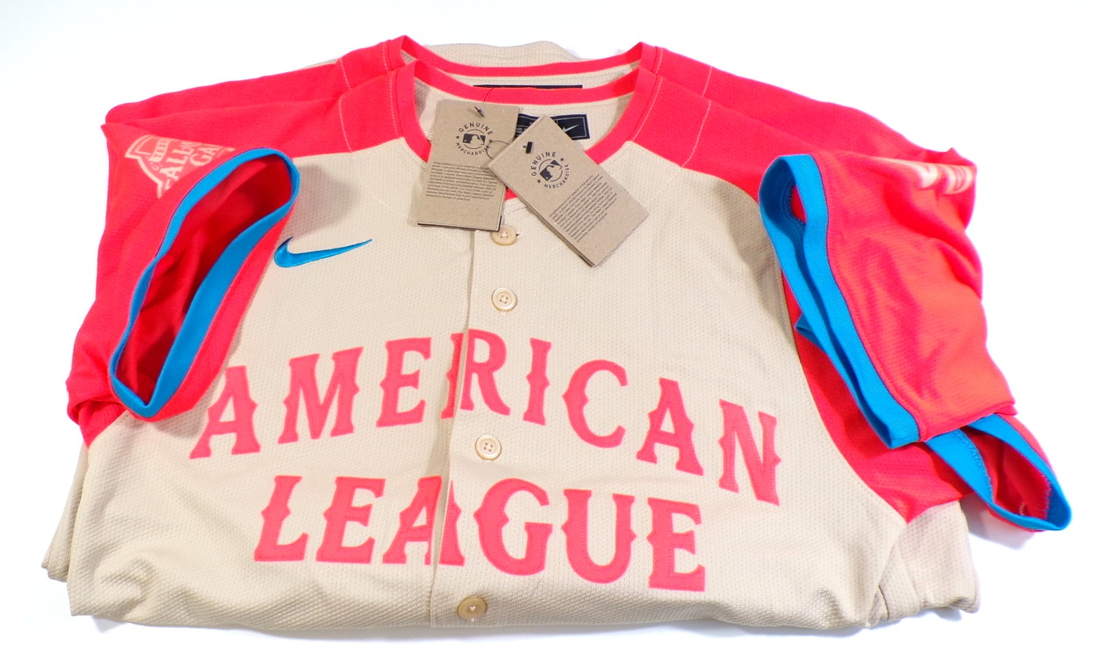 Lot of (2) Corbin Burnes #39 2024 MLB All Star Game Nike Engineered Jerseys S M