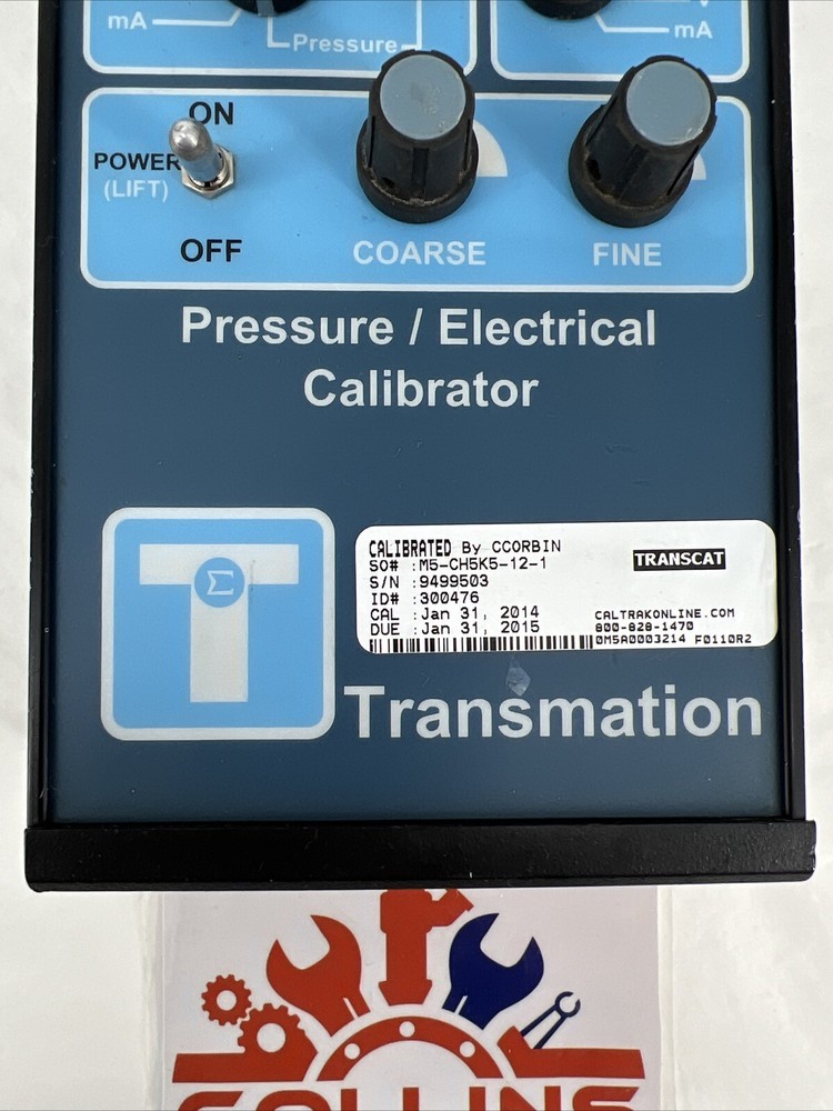 Transmation 1091 PLUS Multifunction Process Calibrator Unit, 0-3000 PSIG