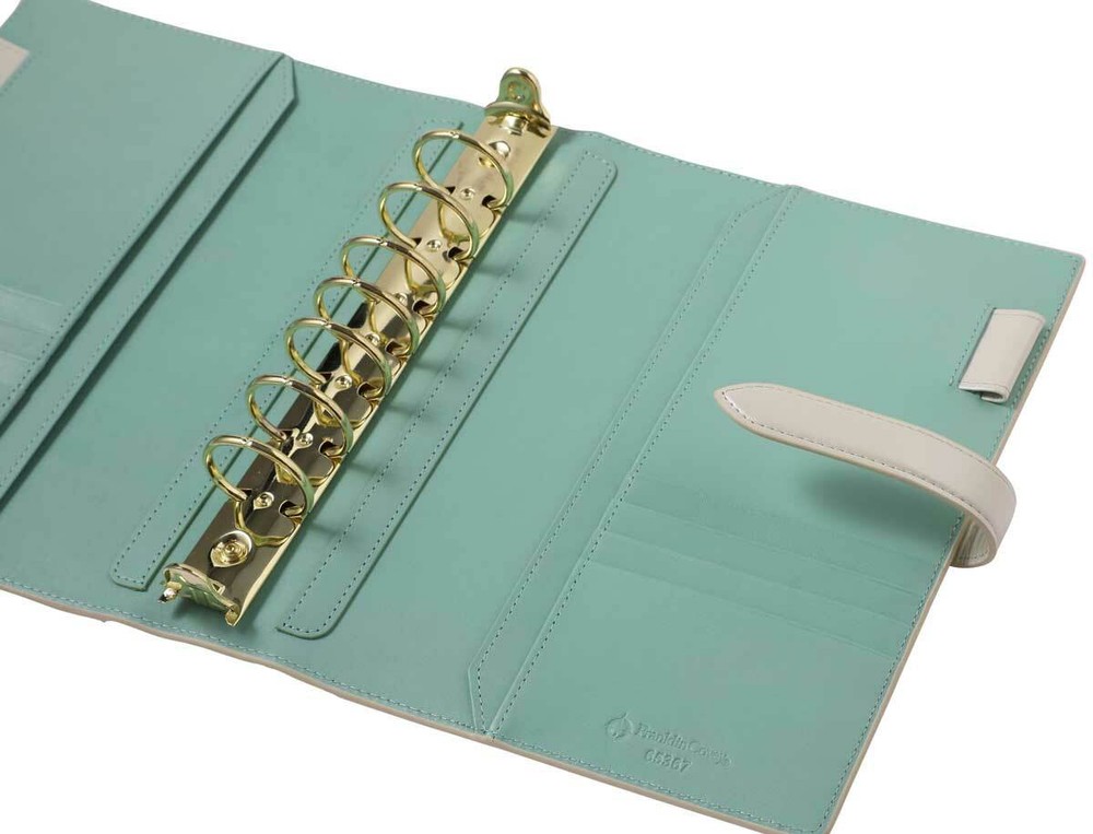 Franklin Planner Collaboration Crystal Binder cowhide steer