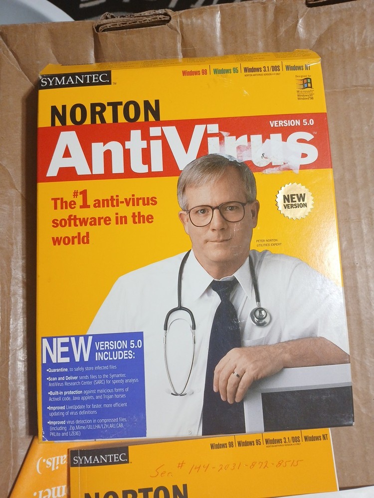 Symantek Norton Antivirus Version 5.0 (1998)