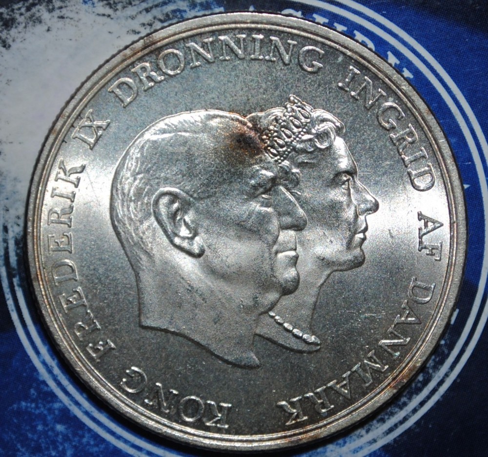 BU  Denmark 5 Kroner 1960  {{{D244