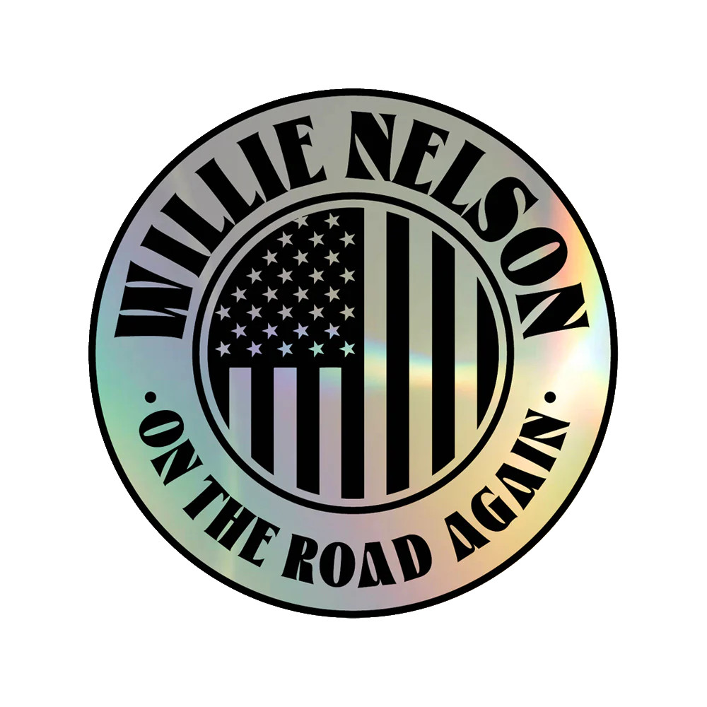 Willie Nelson Sticker Decal XV