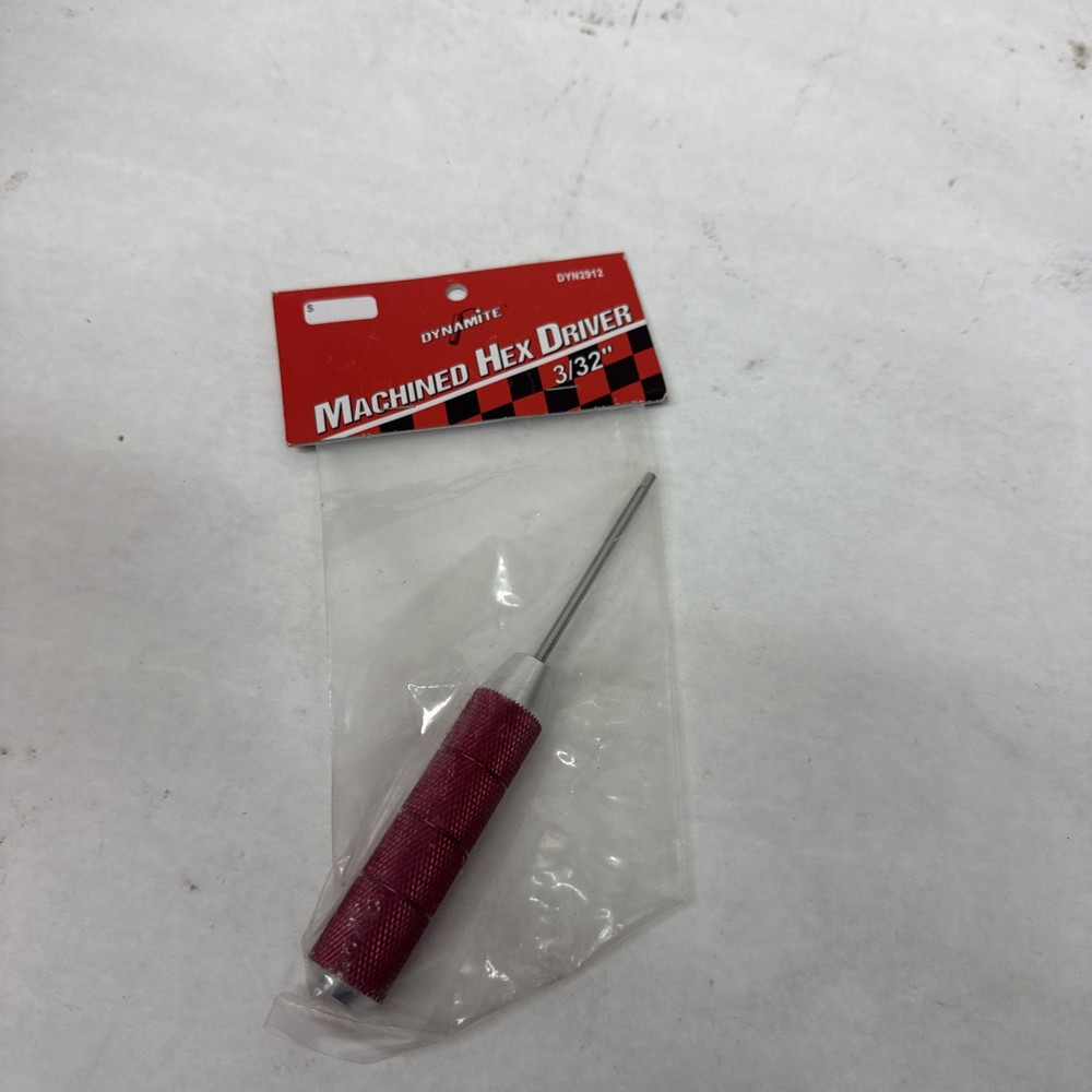 Dynamite Machined Hex Driver (Red) (3/32") [DYN2912]