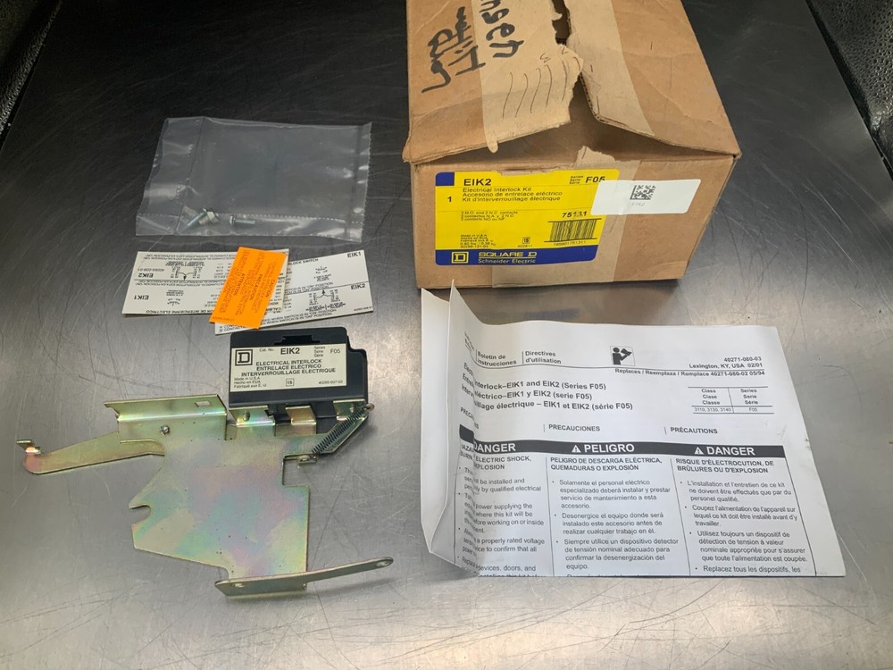 Square D EIK2 Electrical Interlock Kit