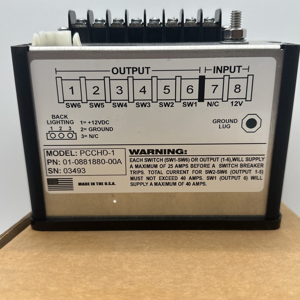 Whelen PCCHD1 Switch Box with bracket Perfect for Crown Vics