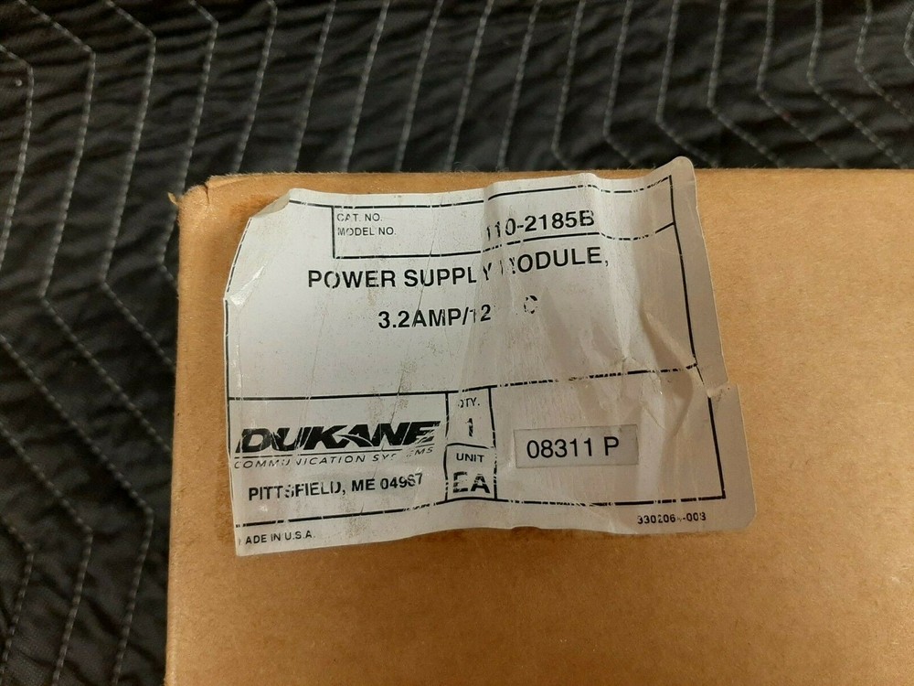 Dukane Power Supply Module 110-2185B 3.2amp