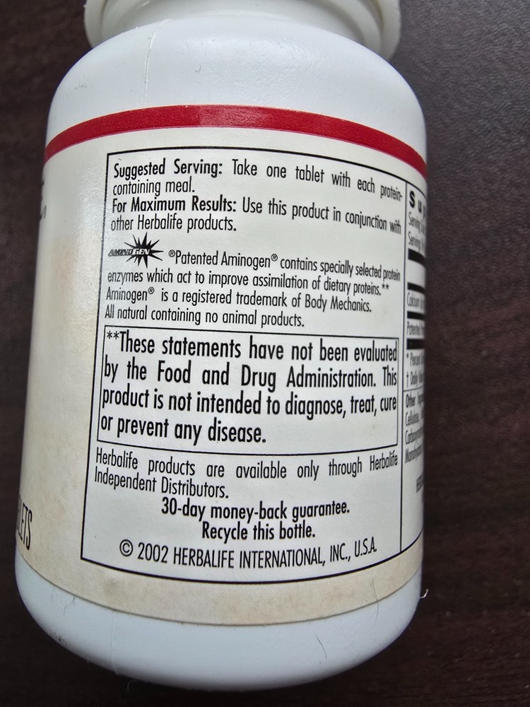 Herbalife Aminogen 60 Tablets - NOS - Read Description