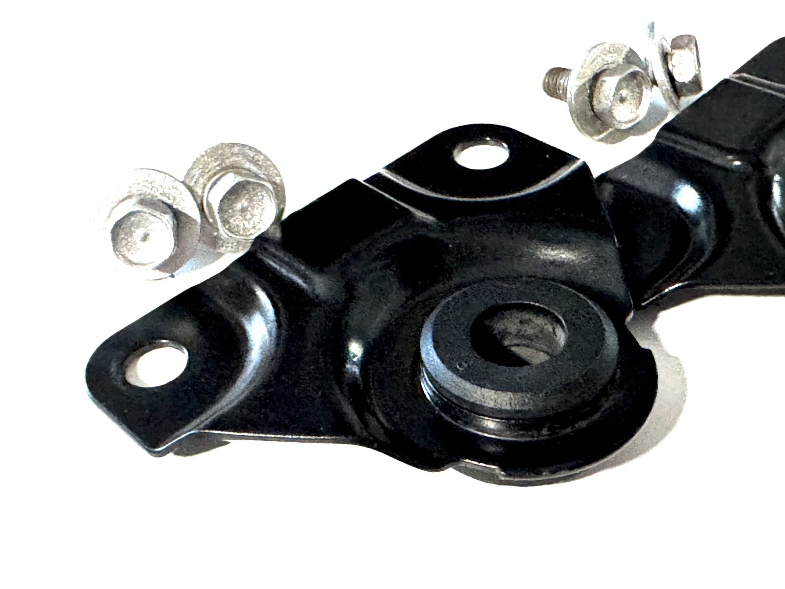 90-97 Honda Accord Radiator Top Mount Bracket Set Pair Black OEM