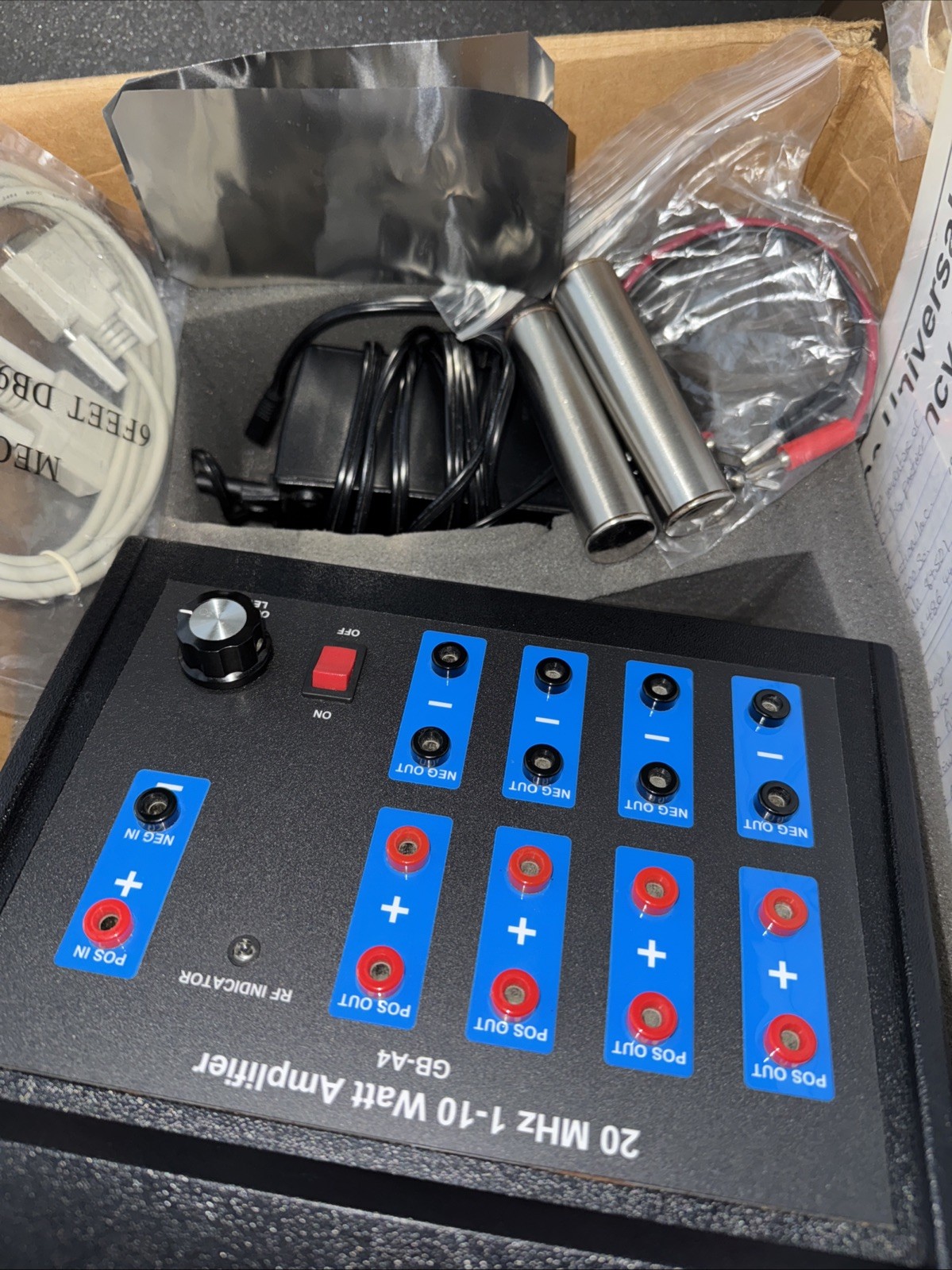 GB-4000 Rife - 20Mhz AMP A4/SR4 - Excellent Shape - Complete Rare Dark Blue