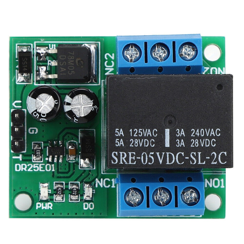 DC 5V / DC6-24V Double Pole Double Throw DPDT Self-locking Bistable Relay Module
