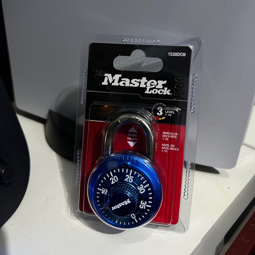 Master Lock Level 3 Security Combination Padlock – No Key Needed