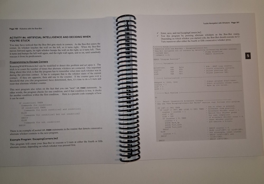 New Parallax Boe-Bot Robot Kit USB #28832 BASIC Stamp 2 STEM Educational Robotic