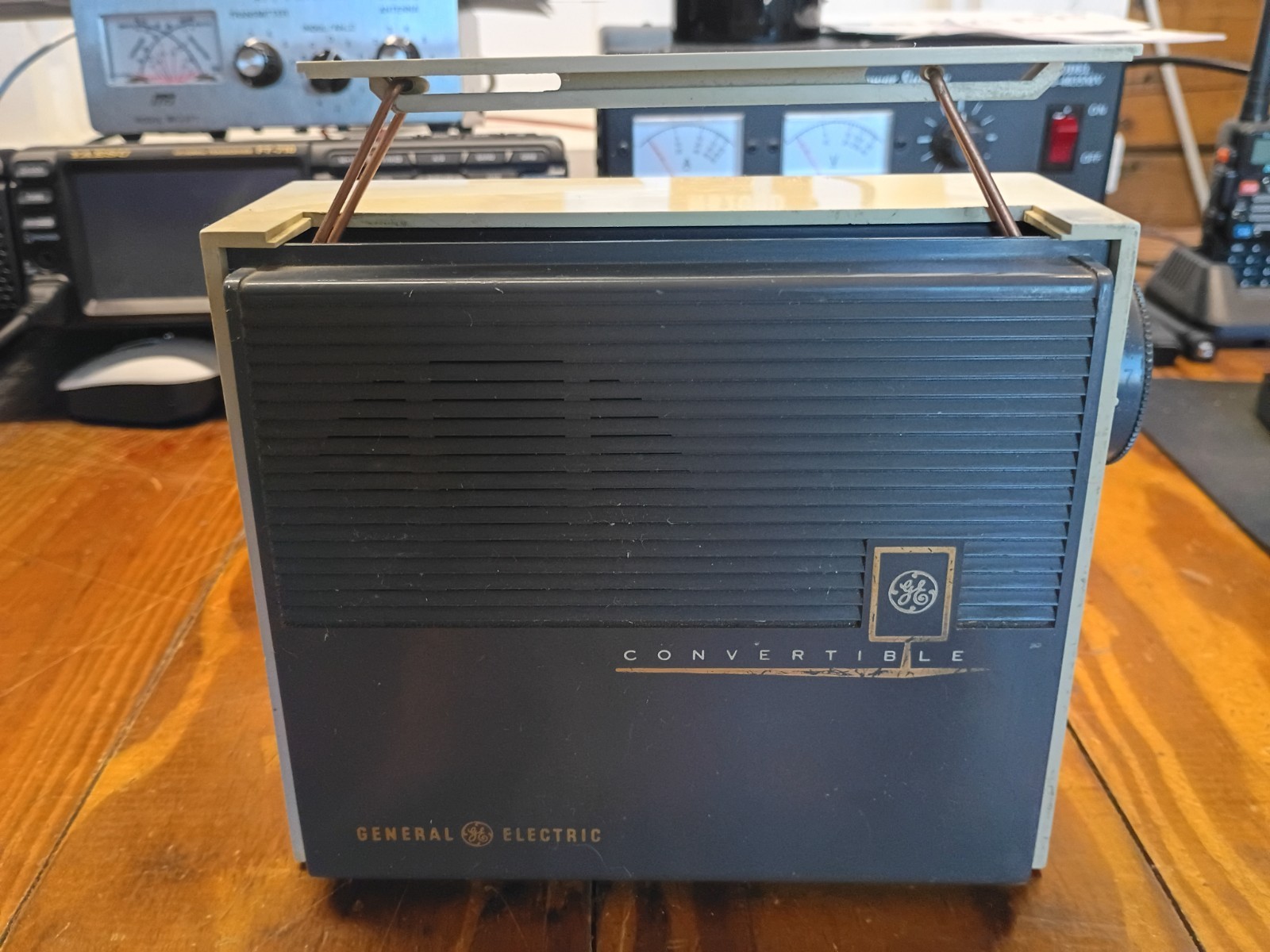 ✨RARE 1955 General Electric Model 680 Convertible Clock Radio - Parts Restore ✨
