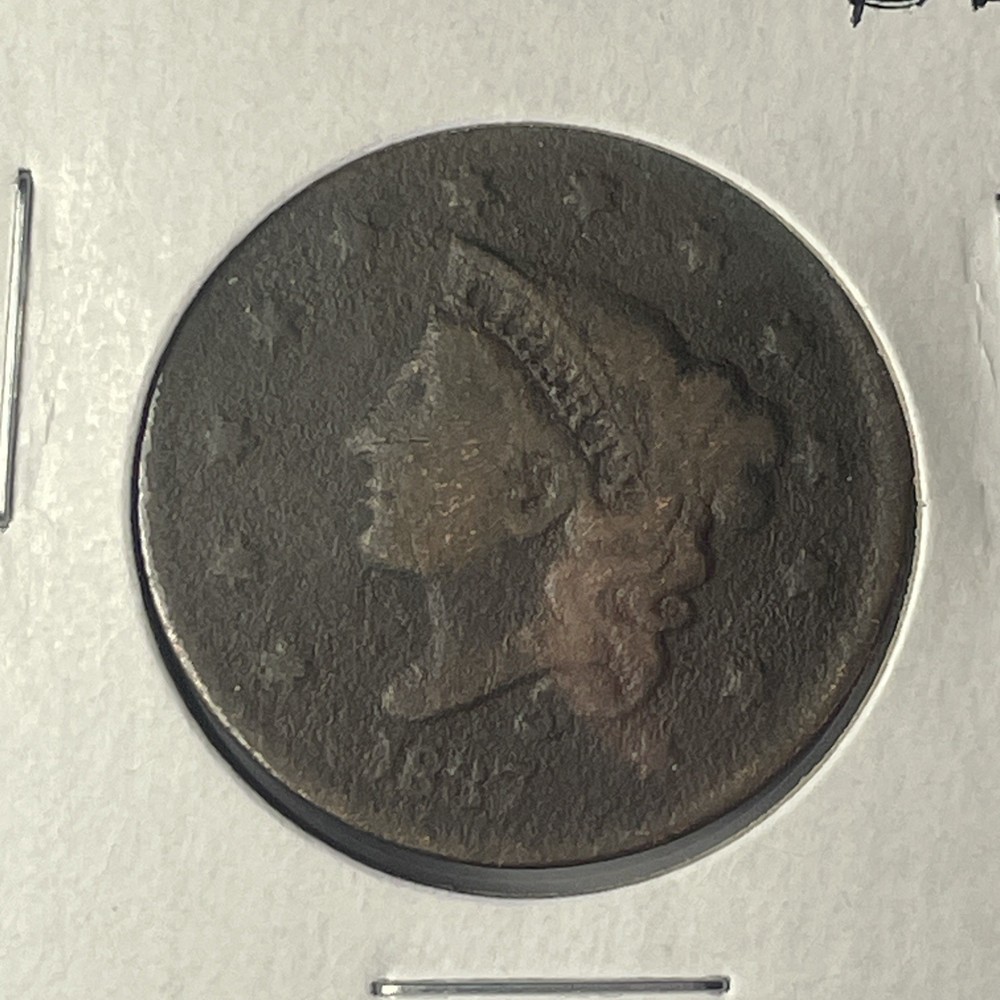1837 LARGE CENT VF Condition XX097