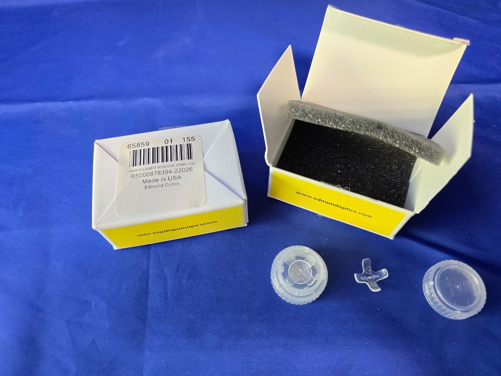 Edmund Optics laser window. Model # 65859.