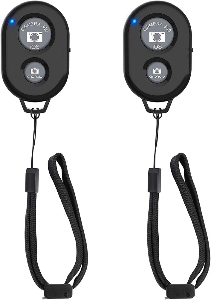 Wireless Camera Remote Shutter for Smartphones 2 Pack, Wireless Phone Camera ...