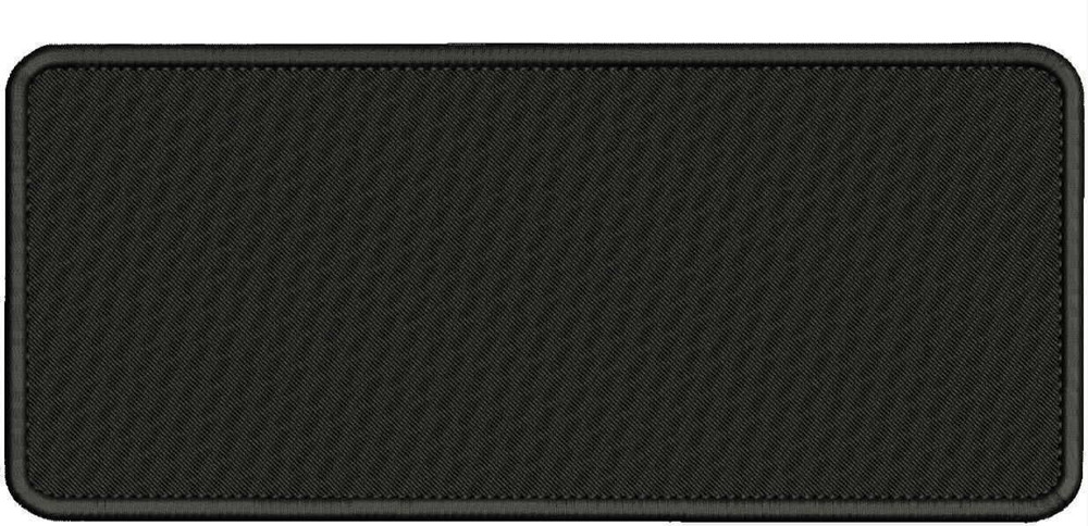 Blank embroidery patches 4x10  hook on back