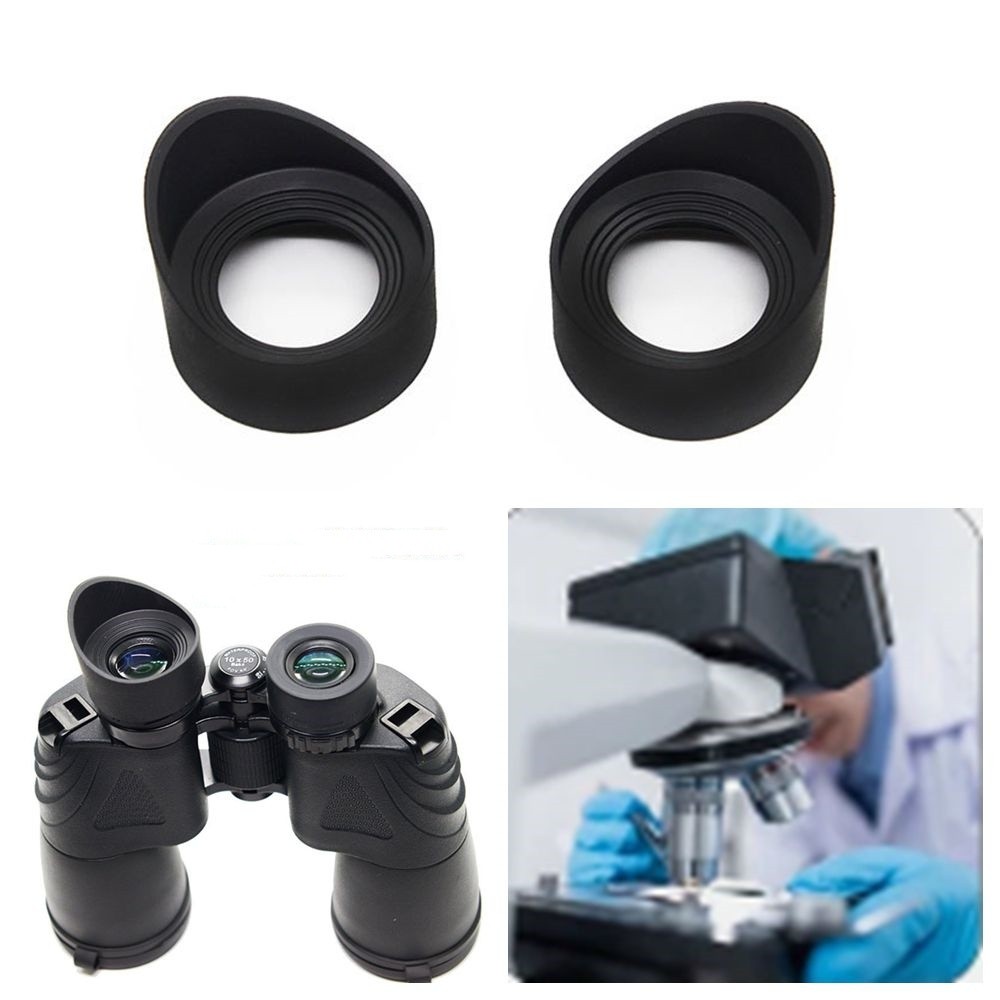 2pcs Microscopes Rubber Eyecups Superior Viewing Protection For Scientists
