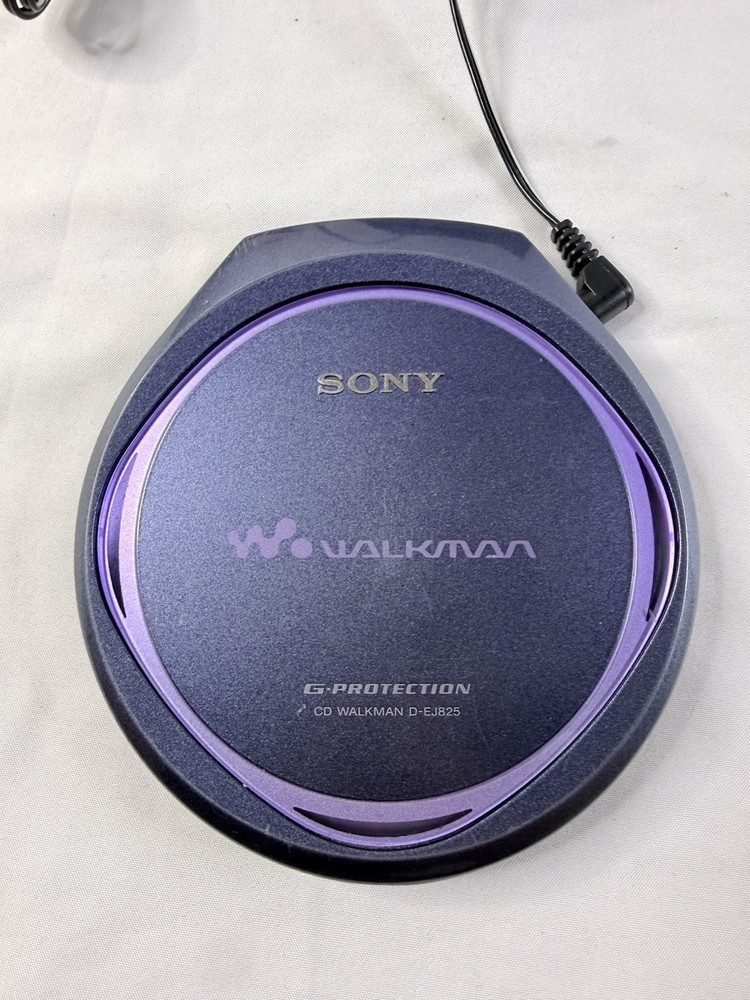 Sony D-EJ825 Portable CD Player And Adapter Working Condition, Needs Batteries