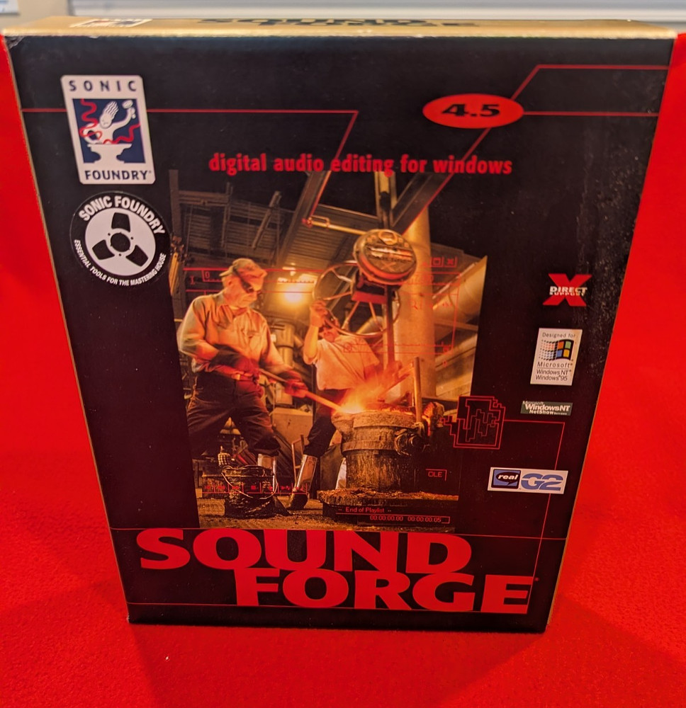 SOUND FORGE 4.5 Digital Audio Editing From Sonic Foundry