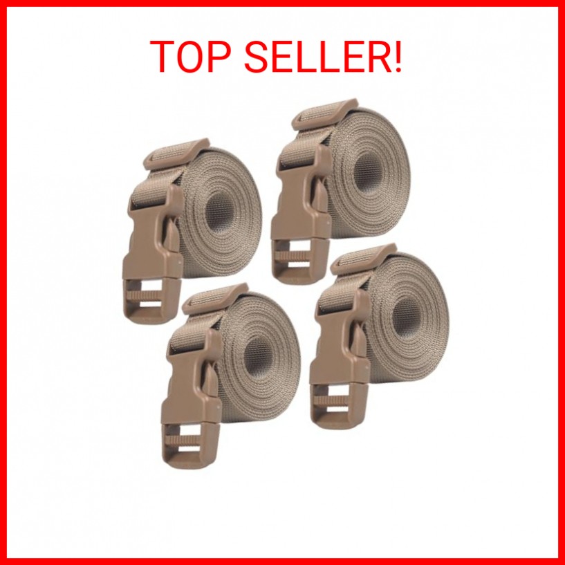 XTACER 1 Inch Molle Backpack Accessory Strap Luggage Straps Cover Strap Sleeping