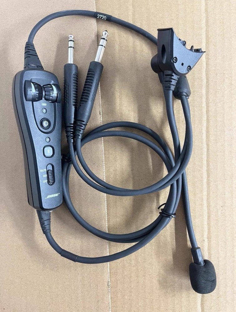 Bose A20 Bluetooth Control Module +Triple Cable + Mic + Dual GA Twin Plug Adapte
