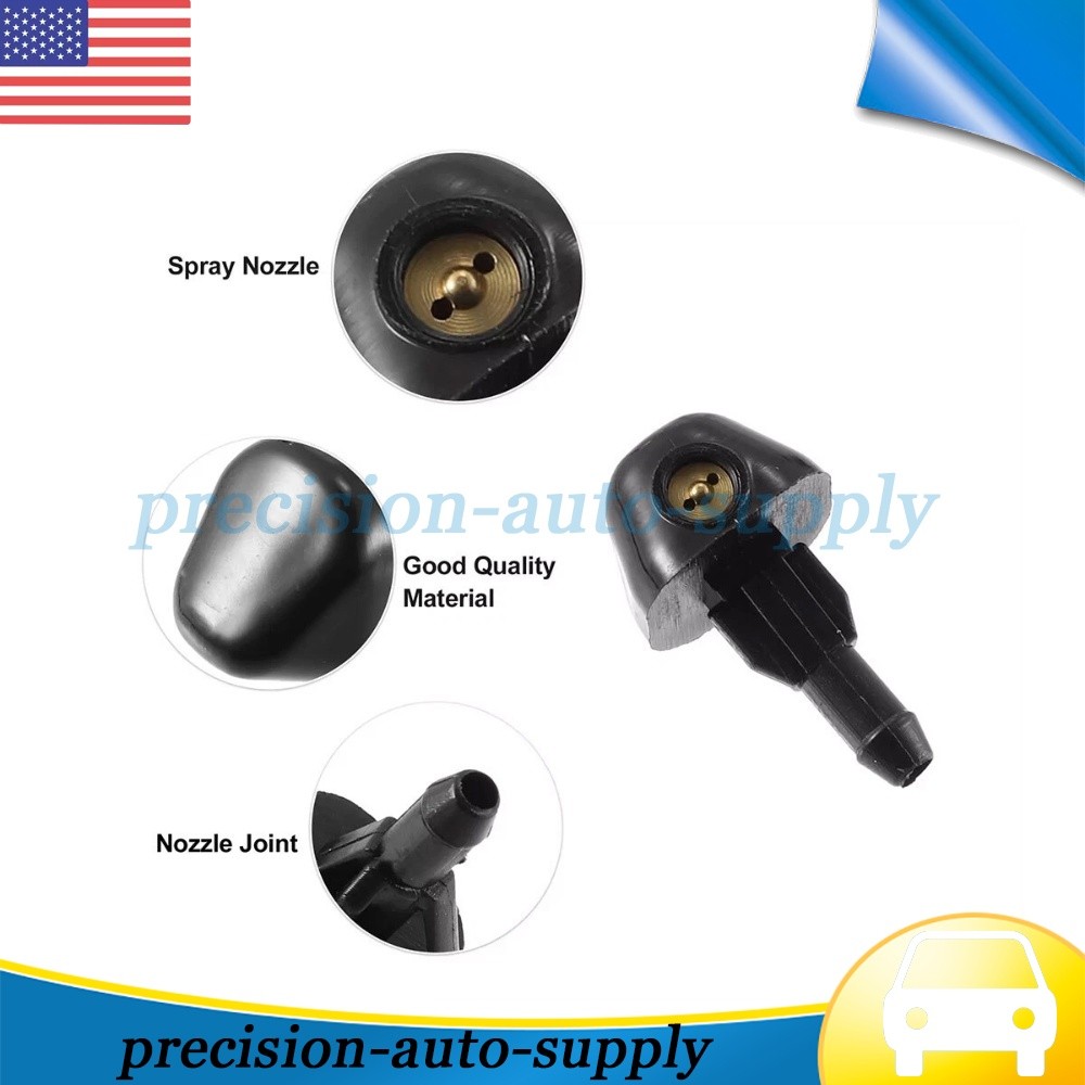 For 1986-1995 Toyota Pickup 2PCS Windshield Wiper Washer Nozzle Spray Jet NEW US