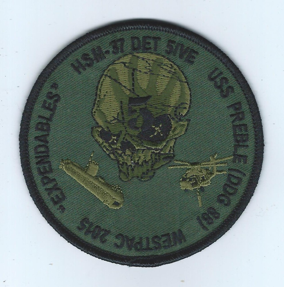 HSM-37 DET 5 "EXPENDABLES" WESTPAC 2015 subdued patch