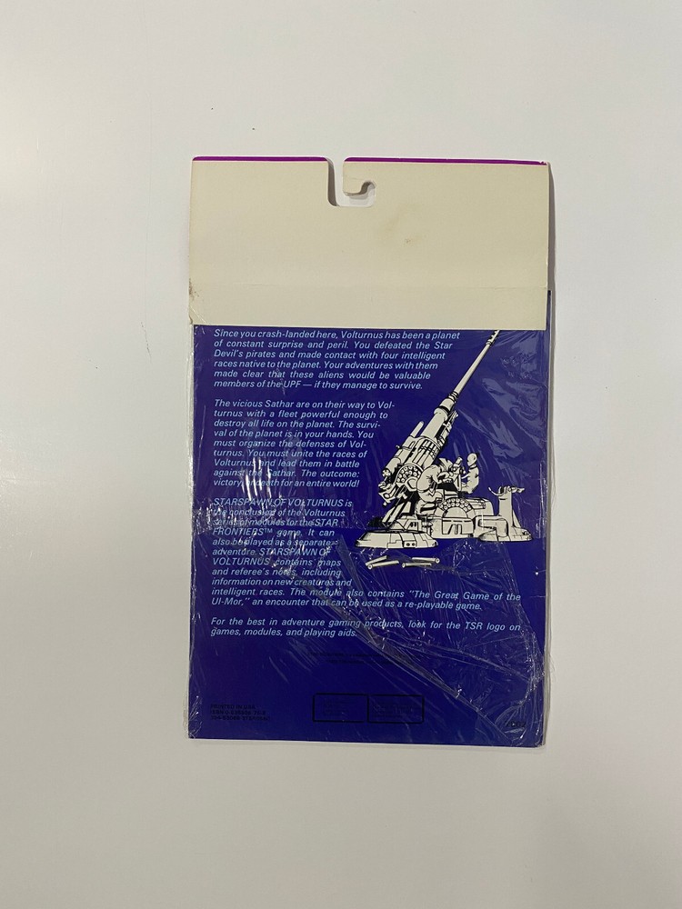 Star Frontiers Header Module Shrink is Torn