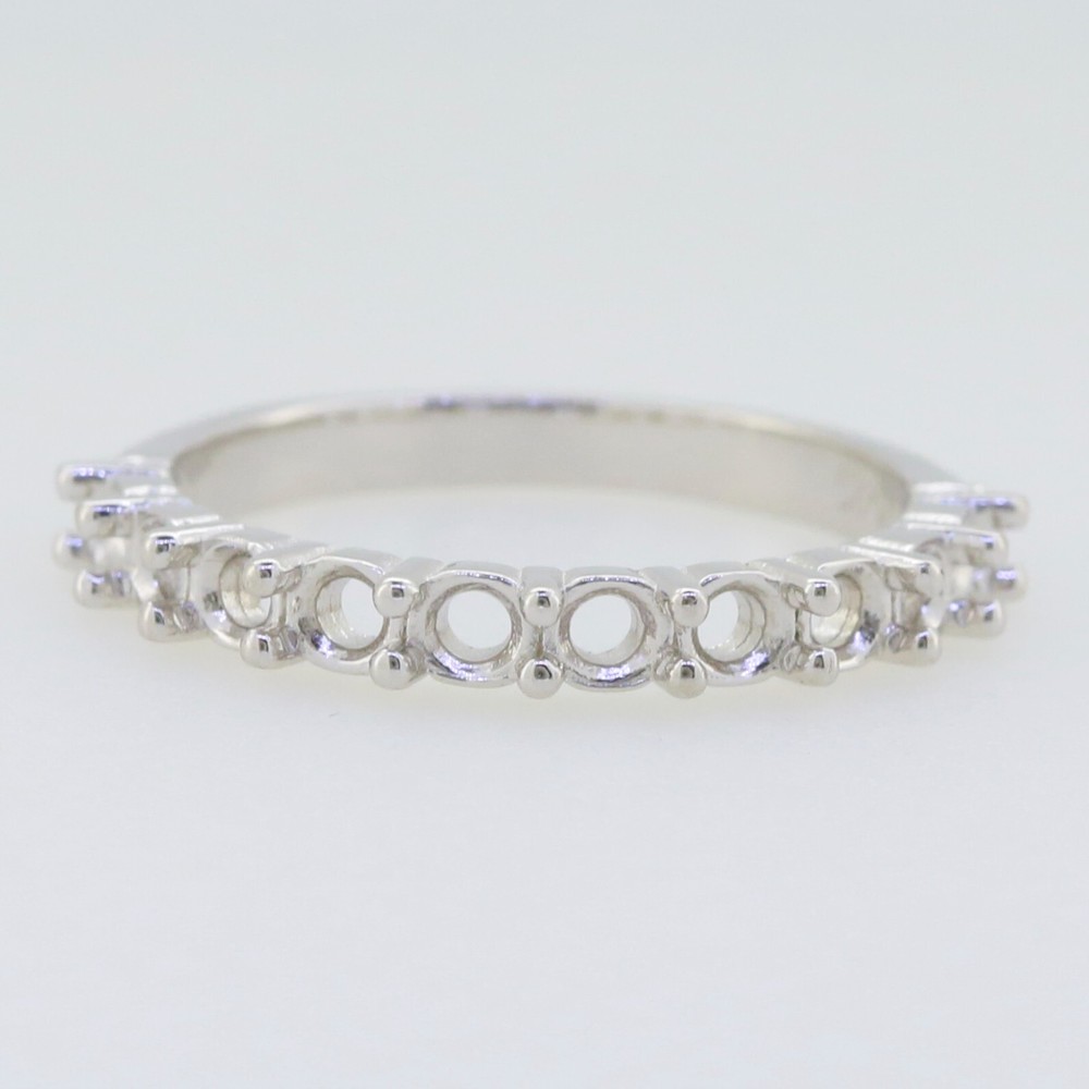 Sterling Silver Semi Mount Ring Setting Round RD 3x3mm 1680R