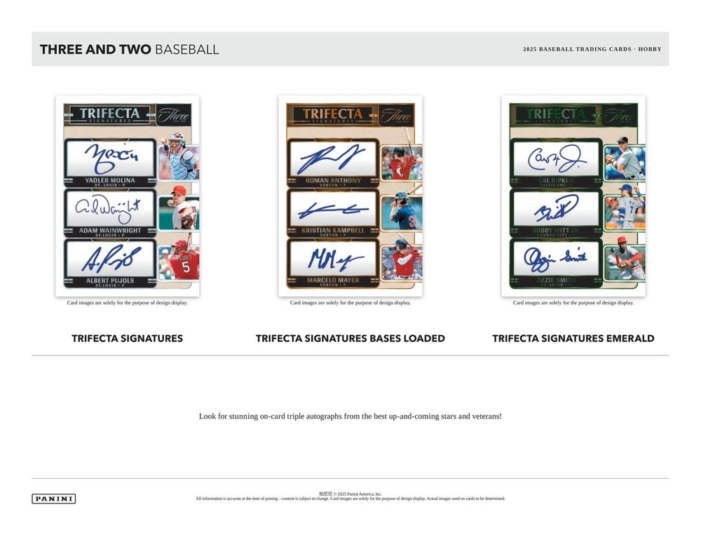 2025 PANINI THREE AND TWO BASEBALL HOBBY BOX