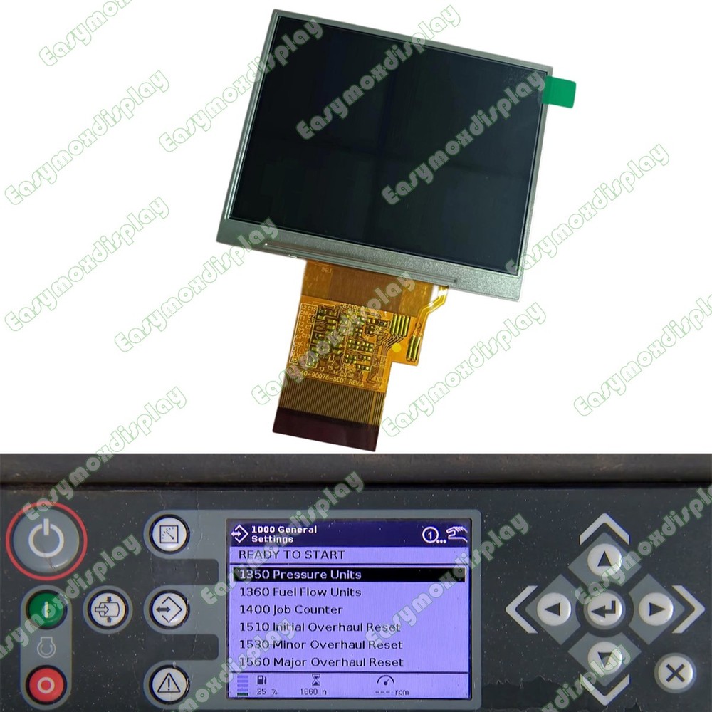 ETA035009DM6 LCD Display Replacement For Atlas Copco XC2003 Controller Screen