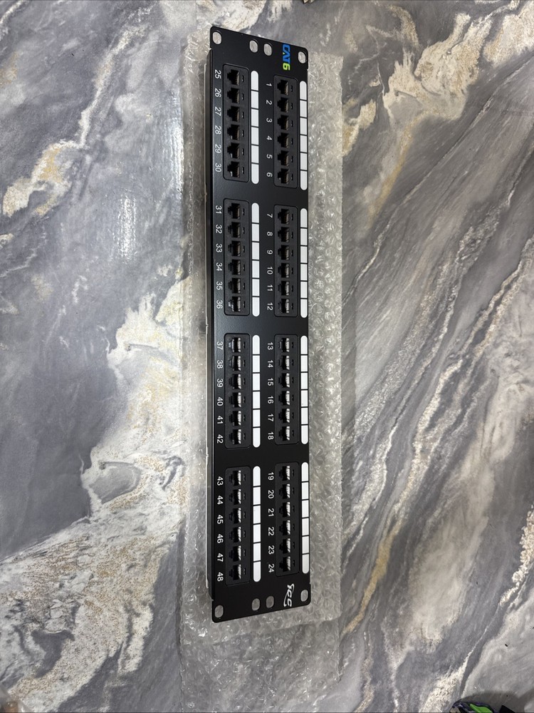 ICC ICMPP04860 PATCH PANEL, CAT 6, 48-PORT, 2 RMS