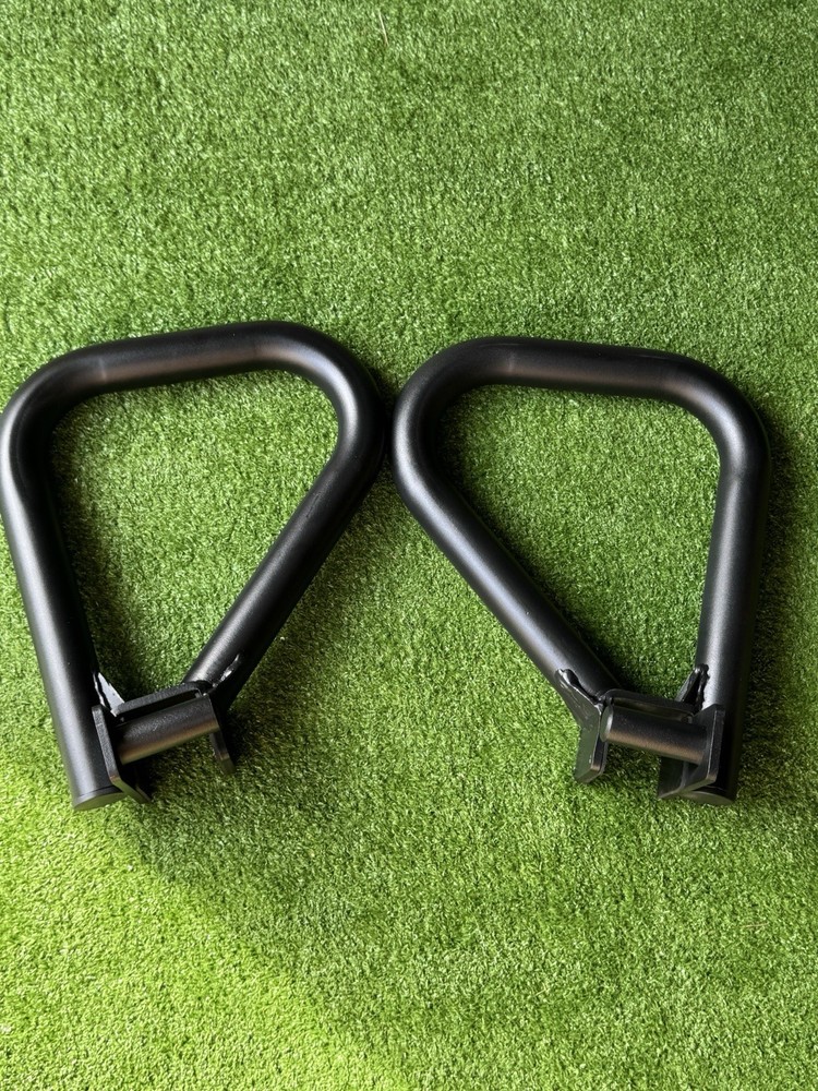 Power Rack Dip Handles Attachment-multi Grip Pull Up Bars For 2x2’’ Cage 1” Hole