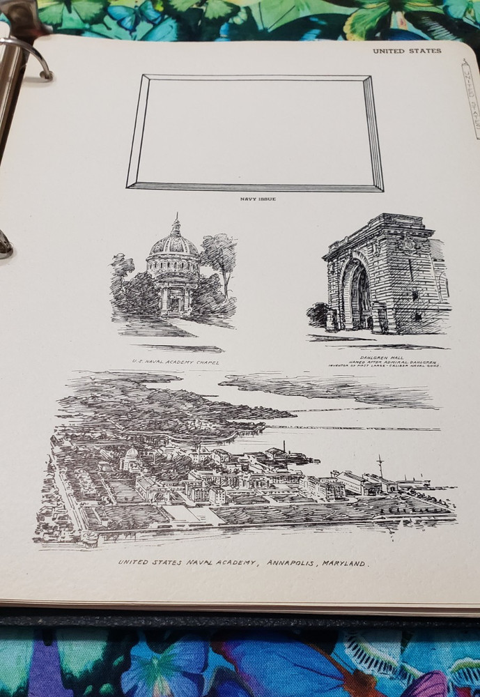 VINTAGE MACO PHILATELIC SERVICE UNITED STATES COMMEM PLATE BLOCK POSTAGE ALBUM